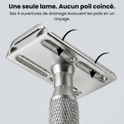 Montage du rasoir Lamier en trois pièces